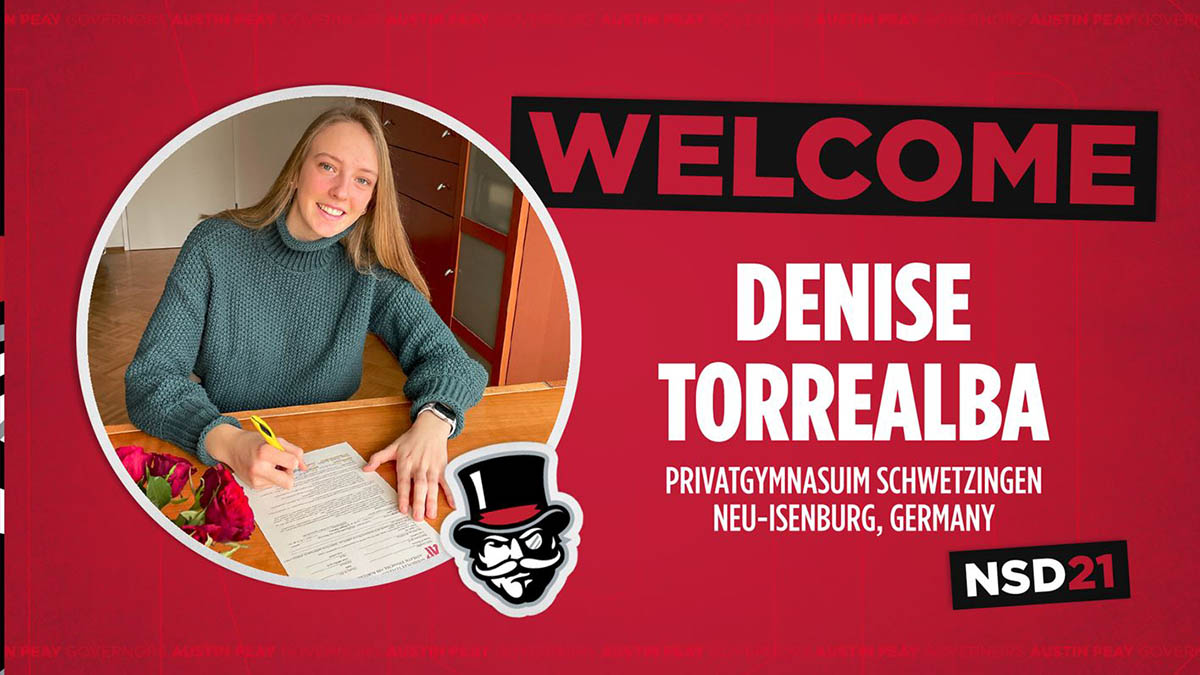 APSU Women&rsquo;s Tennis signs Denise Torrealba for Fall of 2021