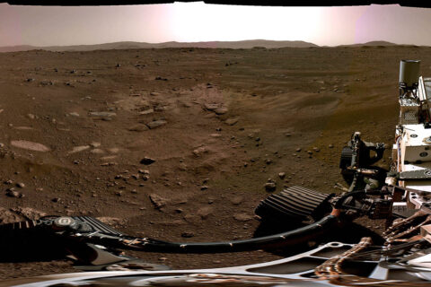 NASA’s Mars Perseverance Rover provides image from Mars. (NASA)