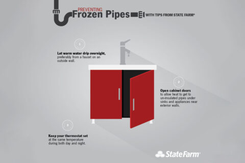 Preventing Frozen Pipes with Tips from State Farm.