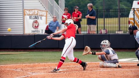 Austin Peay State University Softball sophomore Lexi Osowski had two singles, a double and a home run against Murray State, Wednesday. (APSU Sports Information)