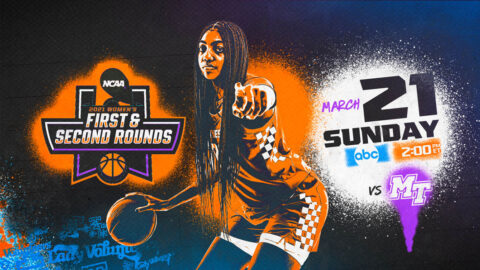 Tennessee Women's Basketball takes on Middle Tennessee in the First Round of the NCAA Tournament, Sunday. (UT Athletics)