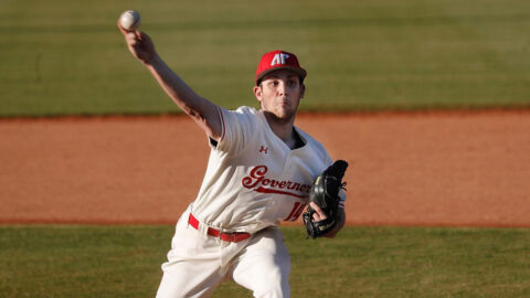 Austin Peay State University Baseball falls to #17 Tennessee Vols at Raymond C. Hand Park, 5-3. (APSU Sports Information)