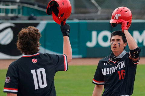 Austin Peay State University Baseball begins five game road trip at Lipscomb, Tuesday. (Robert Smith, APSU Sports Information)