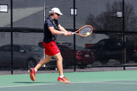 Austin Pay State University Men's Tennis falls to Belmont in straight sets. (APSU Sports Information)