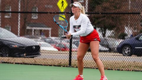 Austin Peay State University Women's Tennis plays Western Kentucky at the Governors Tennis Courts, Friday. (APSU Sports Information)