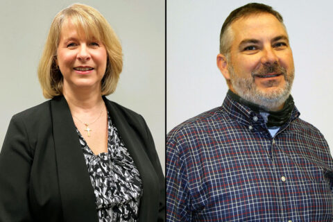 (L to R) Dawn Thomack and Patrick Chesney