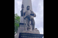 Confederate Memorial in Greenwood Cemetery in Clarksville, Tennessee.