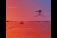 NASA’s Ingenuity Helicopter on Mars (Illustration). (NASA/JPL-Caltech)