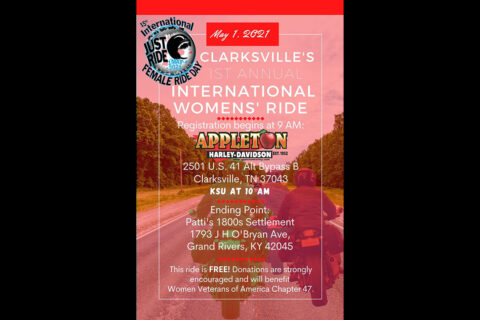 Clarksville’s 1st Annual International Women’s Ride