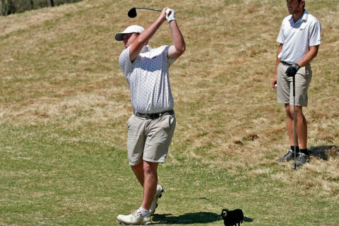 Austin Peay State University Men's Golf senior Austin Lancaster in the top-10 at Big Blue Intercollegiate. (APSU Sports Information)