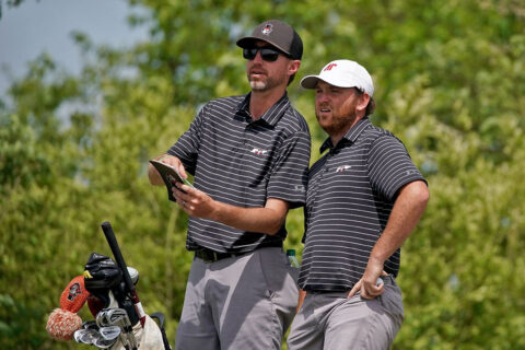 Austin Peay State University men's golf senior Austin Lancaster finished strong at OVC Championships. (APSU Sports Information)