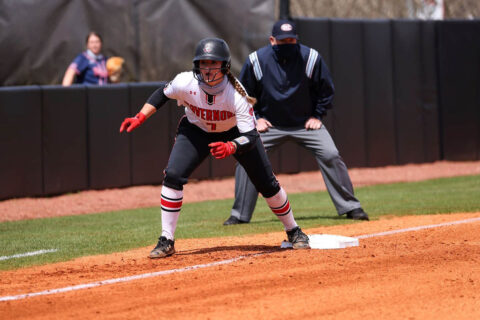 Austin Peay State University Softball had it's 10 game winning streak ended Monday with 7-4 loss to Jacksonville State at Cheryl Holt Field. (APSU Sports Information)