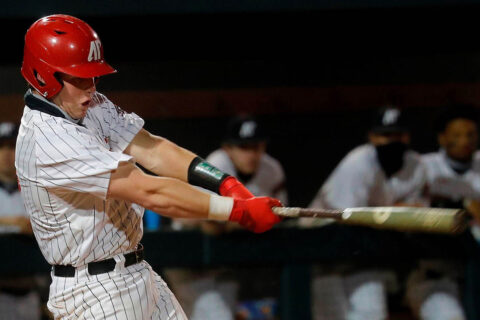 Austin Peay State University Baseball gets 10-6 win over UT Martin, Saturday. (Robert Smith, APSU Sports Information)