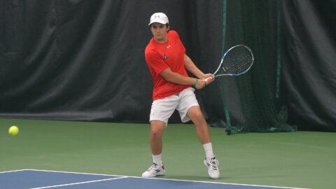 Austin Peay State University Men's Tennis season ends with lose to Tennessee Tech at OVC Championship, Saturday. (APSU Sports Information)