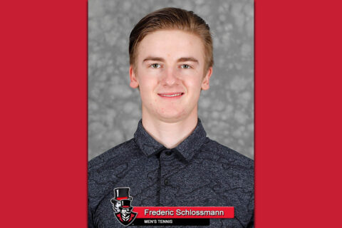 2021 Austin Peay State University Men's Tennis - Frederic Schlossmann. (APSU Sports Information)