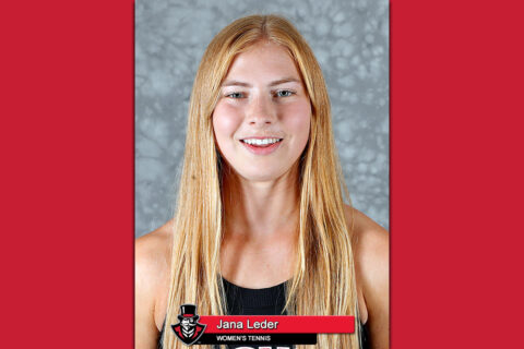 2021 Austin Peay State University Women's Tennis - Jana Leder. (Robert Smith, APSU Sports Information)