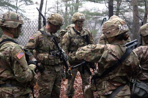 The Austin Peay State University ROTC Ranger Challenge team during the 2021 competition. (APSU)