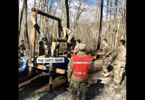 The Austin Peay State University ROTC Ranger Challenge team during the 2021 competition. (APSU)