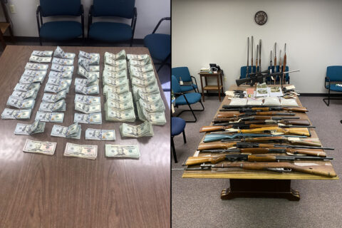 Montgomery County Sheriff's Office Crime Suppression Unit arrests Three People on drugs, weapons and theft charges.