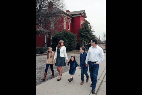 Wes Golden with his Family.