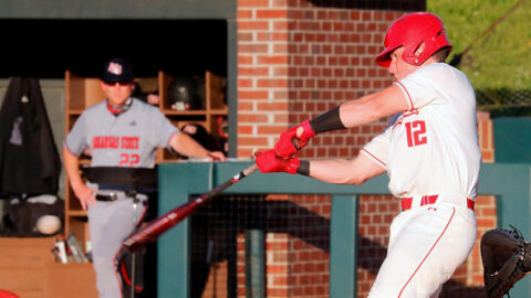 Austin Peay State University Baseball sophomore Jack Alexander had two hits in loss to Eastern Illinois. (Robert Smith, APSU Sports Information)