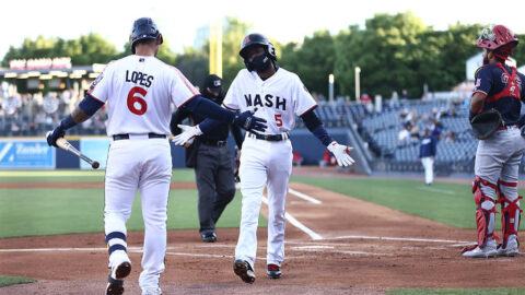 Four-Run Third Inning and Three-Run Seventh Key in Nashville Sounds Win over Memphis Redbirds at First Horizon Park. (Nashville Sounds) Four-Run Third Inning and Three-Run Seventh Key in Nashville Sounds Win over Memphis Redbirds at First Horizon Park. (Nashville Sounds)