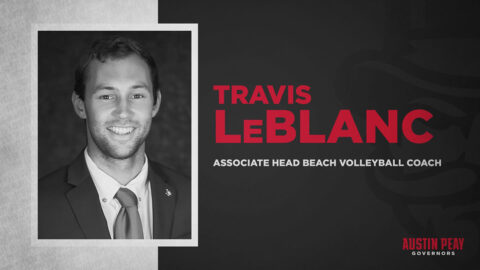 LeBlanc promoted to Austin Peay State University associate head beach volleyball coach. (APSU Sports Information)