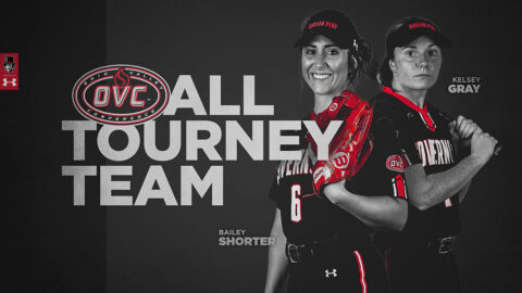 Austin Peay State University's Bailey Shorter, Kelsey Gray named to OVC All-Tournament Softball Team. (APSU Sports Information)