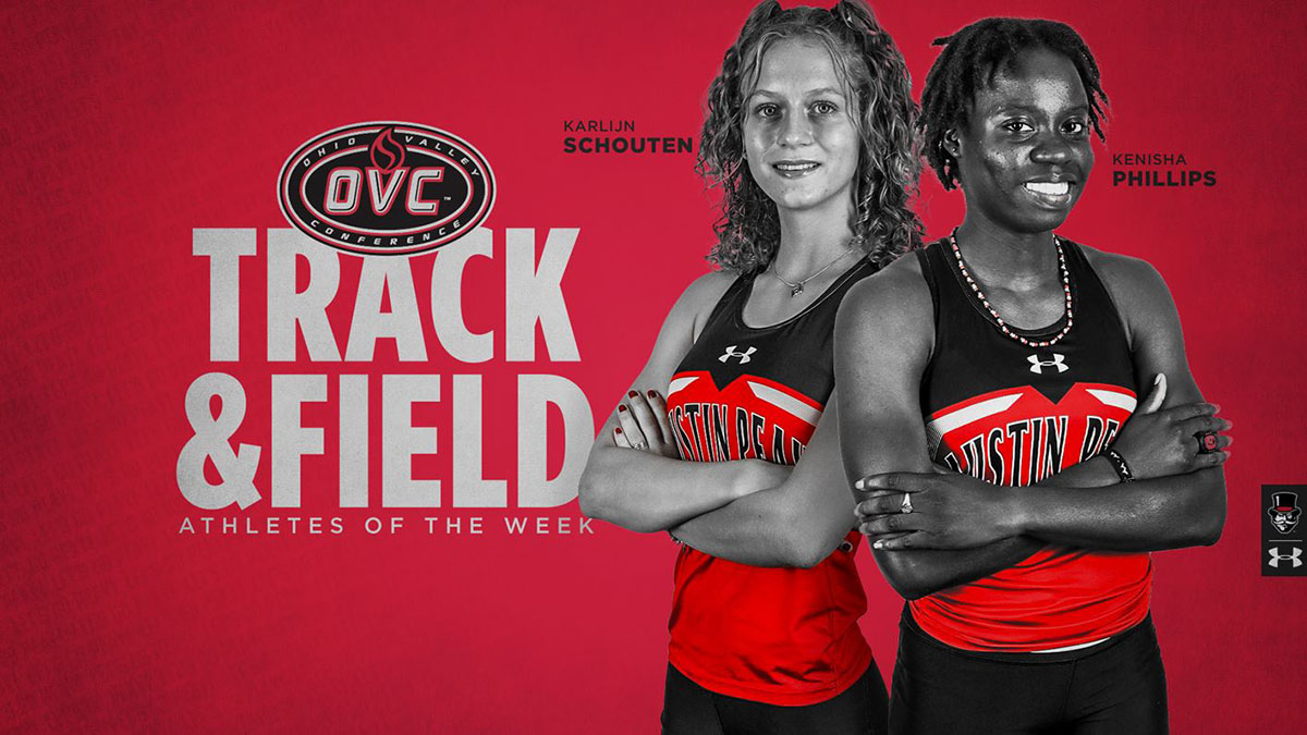 APSU Track&rsquo;s Kenisha Phillips, Karlijn Schouten earn OVC Honors