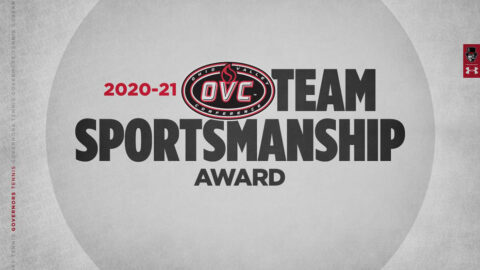 Austin Peay State University Men and Women's Tennis Teams receive OVC Sportsmanship Awards. (APSU Sports Information)