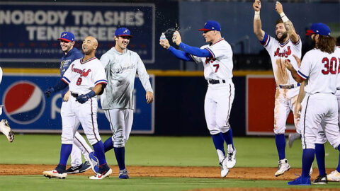 Nashville Sounds' Jamie Westbrook Delivers the Game-Winner in the Bottom of the Ninth against Charlotte Knights. (Nashville Sounds)