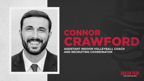 Connor Crawford named Austin Peay State University Indoor Volleyball Assistant Coach, Recruiting Coordinator. (APSU Sports Information)