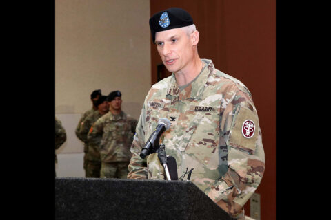 U.S. Army Medical Department Activity Fort Campbell and Blanchfield Army Community Hospital commander Col. Vincent B. Myers.