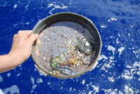 Scientists from the University of Michigan have developed a new way to find sources of ocean microplastics and track their movements using NASA satellite data. (University of Michigan)