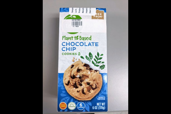 Simple Truth Plant-Based Chocolate Chip Cookies is being recalled due to undeclared Dairy Allergen.
