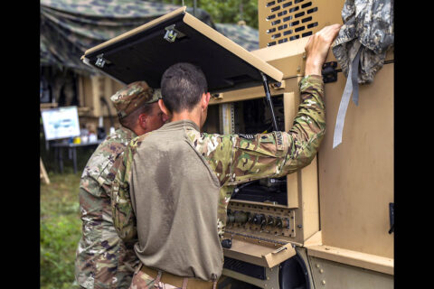 Command Post Integrated Infrastructure, better known as CPI2, is a major modernization line of effort that integrates emerging technologies and capabilities with mobile mission command platforms and command post support vehicles as a means of increasing agility and improving survivability on the battlefield. (Spc. Andrea Notter, 40th Public Affairs Detachment)