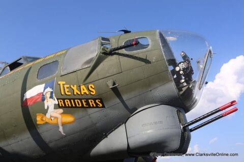 B17 Flying Fortress, Texas Raiders, one of four still flying in the United States