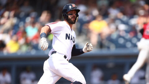 Nashville Sounds infielder Weston Wilson goes 4-for-4 and Hit a Three-Run Homer in the 10th Inning to lead team over Louisville Jumbo Shrimp. (Nashville Sounds)