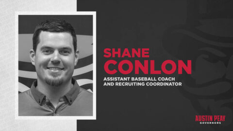 Austin Peay State University Baseball Assistant Baseball Coach, Recruiting Coordinator Shane Conlon. (APSU Sports Information)