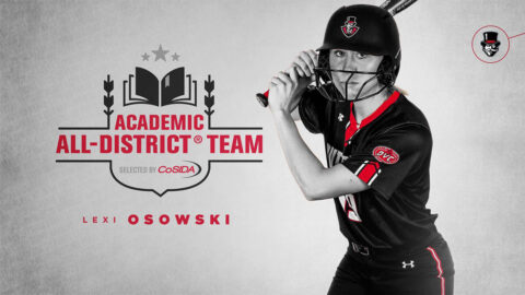 Austin Peay State University Softball junior Lexi Osowski named to CoSIDA Academic All-District® Team. (APSU Sports Information)
