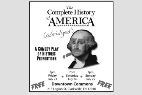 Complete History of America (Abridged) play at Downtown Commons.