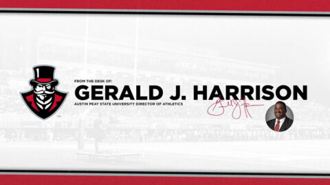 From the Desk of Gerald J. Harrison. (APSU Sports Information)