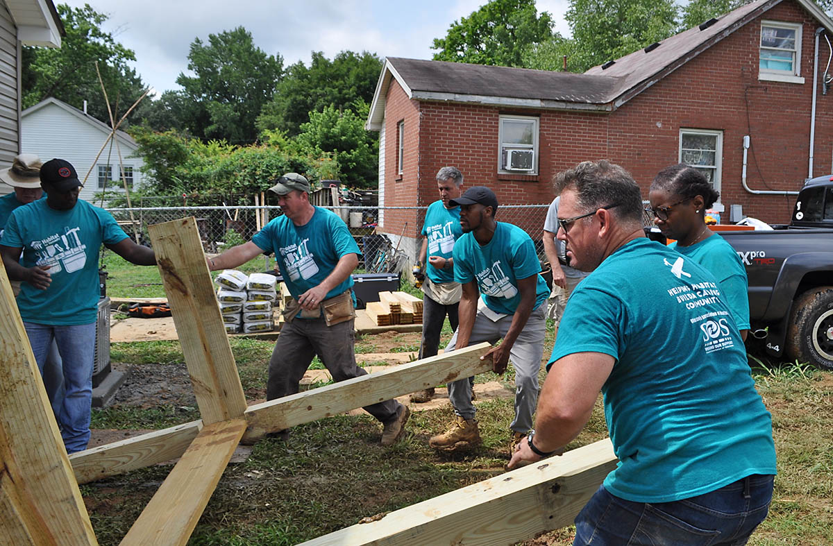 Habitat for Humanity of Montgomery County Volunteers kick off inaugural