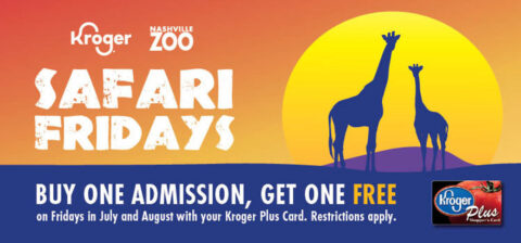 Kroger Safari Fridays at the Nashville Zoo.