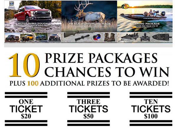 Tennessee Wildlife Resources Foundation’s Conservation Raffle has UTV, Rifles packages
