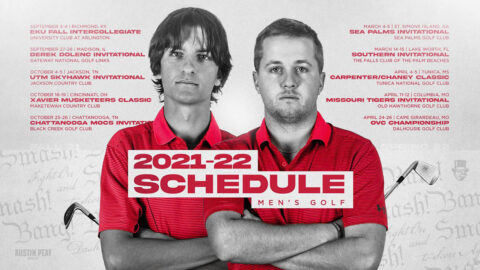 Austin Peay State University Men's Golf announces 2021-22 Schedule. (APSU Sports Information)