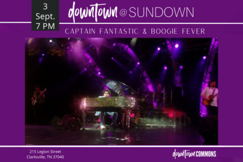 Captain Fantastic and Boogie Fever to play at Downtown @ Sundown this Friday at the Downtown Commons.