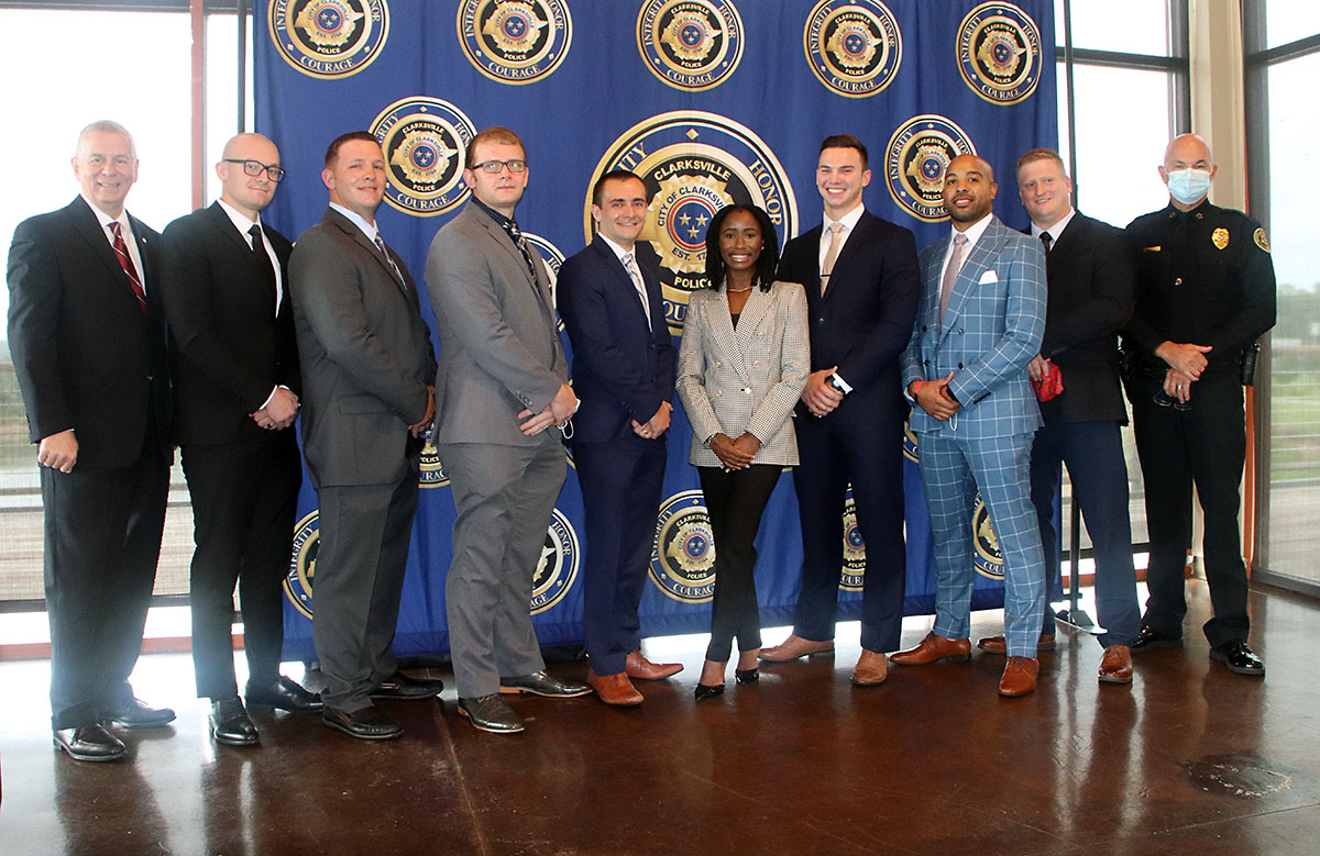 Clarksville Police Department hires Eight New Officers