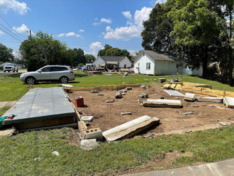 Flooding in Humphreys County. (American Red Cross)