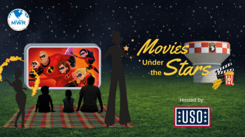 Bring your Family and enjoy a movie under the stars hosted by the USO.